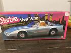 1983 VINTAGE MATTEL BARBIE SILVER 'VETTE CAR IN ORIGINAL BOX