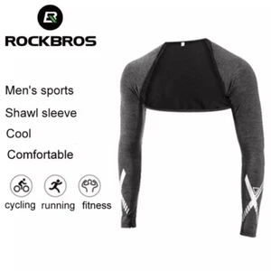 ROCKBROS Motorcycle Ice Silk Anti-UV Shawl Cuff Men Women Cycling Arm Sleeves - Picture 1 of 10