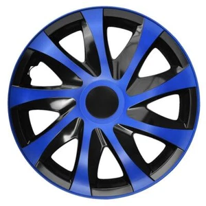 Radkappen 16 Zoll 4x NRM DRACO in Blau/Schwarz Radzierblende Radkappe - Bild 1 von 1