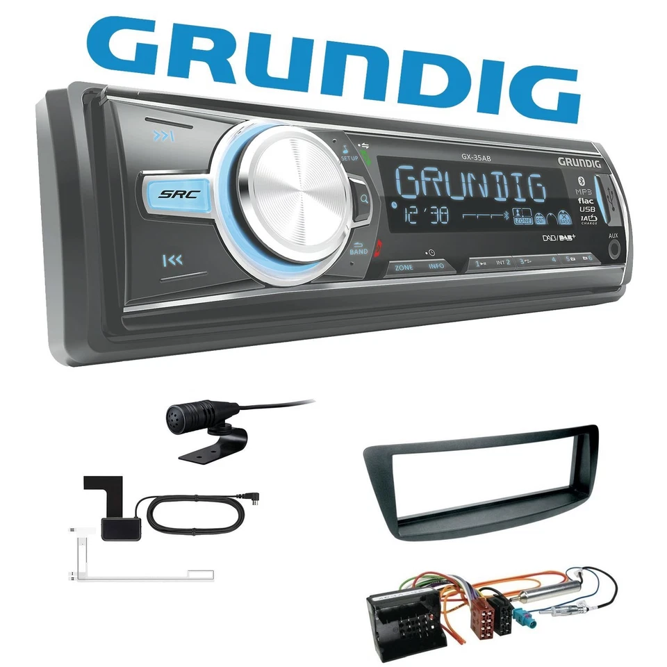 Grundig GX-35AB Auto Digitalradio Bluetooth USB für Peugeot 107 2005-2014