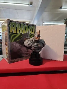 BOWEN DESIGNS MARVEL RINOCERONTE MINI BUSTO STATUA EDIZIONE LIMITATA N. 4374 di 6000 RARO! - Foto 1 di 24