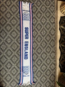 Vintage 80’s England national Three Lions Team Scarf football Soccer - Picture 1 of 4