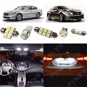 11x White LED light interior package for Infiniti M35/M37/M45 IM1W - Foto 1 di 8