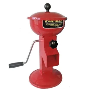 Nutcracker Hand Crank Tool for Hazelnuts Crushing Machinery Home Type Red Metal - Picture 1 of 2