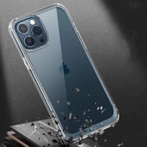 NUOVO iPhone 13 Pro Max 6,7 pollici Unicorn Beetle Style custodia sottile trasparente - Foto 1 di 8
