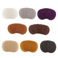 6pcs Suede Sew Iron On Elbow Oval Knee Patches DIY Applique