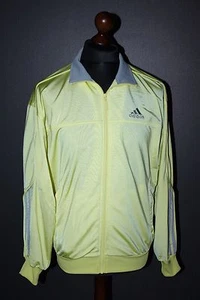 Chaqueta deportiva vintage amarilla de pista Adidas talla 36/38 - Imagen 1 de 5