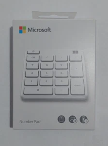 Microsoft white Number Pad Glacier Standalone Pad for Numeric Input 23O-00024 - Picture 1 of 5