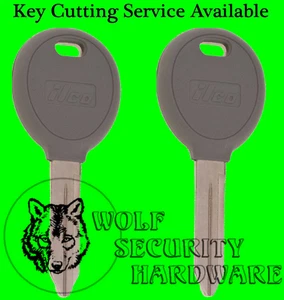 Lot of 2 Chrysler Dodge Jeep Sentry RFID Electronic Transponder Chip Key Blank  - Picture 1 of 2