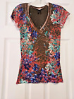 Vintage Urban Outfitters In Love by 2 am V-Neck Cotton/Poly Graphic Tee XS