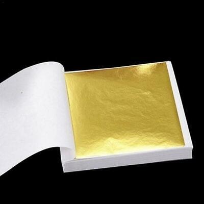 Blattgold Folie 100 Blatt Gold Silber Bronze - Schlagmetall Vergoldung Goldfolie • 10.90€