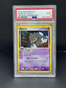 Pokemon Ex Crystal Guardians Banette Holo PSA 9 MINT #1 - Graded Card English - Picture 1 of 2