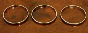 HEIZUNGSRINGE LÜFTUNGSRINGE FÜR W168 CHROM EDELSTAHL - Bild 1 von 3