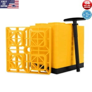 RV Leveling Blocks Set 10 Durable Portable Stabilizing Blocks T-Handle Design - Picture 1 of 8