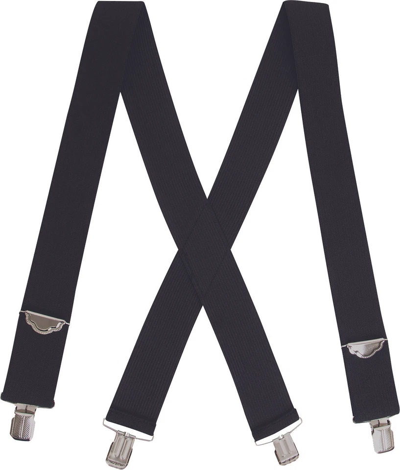 Rothco 4196 - Black Camo Pants Suspenders