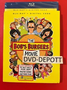 The Bob's Burgers Movie Blu-ray + Digital HD + Slipcover New FAST Free Shipping. - Picture 1 of 1