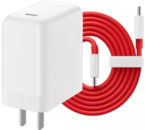 For OnePlus 10 Pro 65W Warp Wall Charger Adapter Fast Charger with Warp Cable - Picture 1 of 5