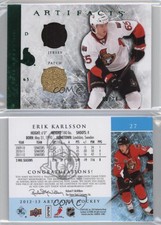 2012 Artifacts Horizontal Variation Emerald Jersey/Patch /24 Erik Karlsson Patch