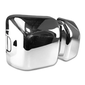 For 2018-2020 Jeep Wrangler JL Chrome ABS Top Half Side Mirror Cover Overlay Cap - Picture 1 of 8