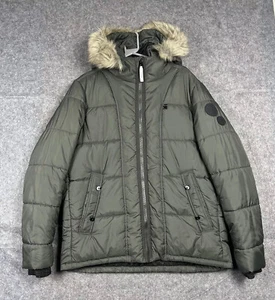 G Star Raw Coat Herren XL Whistler HDD Felljacke Grün Puffer - Bild 1 von 14