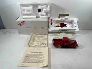 Danbury Mint 1:24 Scale Diecast 1937 Studebaker Red Pickup Truck w/ Title - Picture 1 of 16
