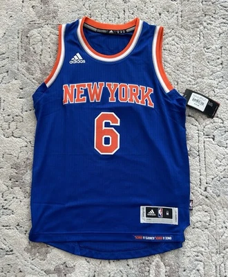 Adidas Auténtico New York Knicks Kristaps Porzingis Baloncesto NBA Juvenil Talla: M Foto 1 de 4