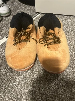 Timberland Boot Plush Slippers Unisex Novelty Plush Warm - Image 1 of 4