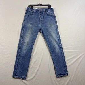 Wrangler Jeans Herren 32x34 Blau Cowboy Schnitt 13MWZ Rodeo Western Medium Wash Denim - Bild 1 von 10