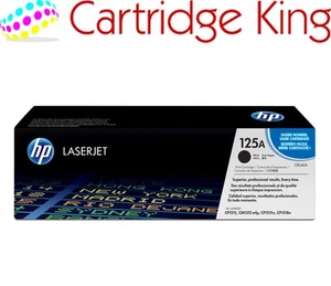 HP 125A noir original cartouche de toner LaserJet rendement page 2200 (P/N CB540A) - Photo 1/8
