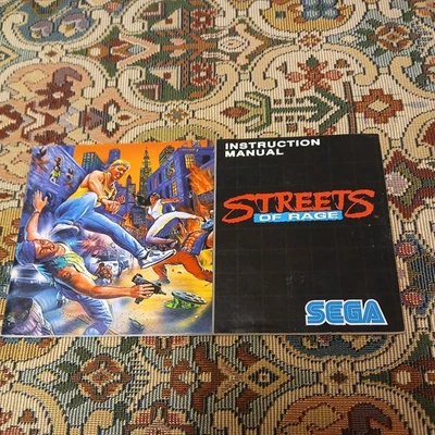 Streets of Rage Sega Mega Drive Manual Only PAL MegaDrive - Image 1 of 2