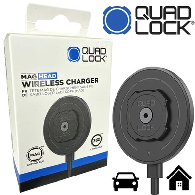 Quad Lock MAG Wireless Auto Handy Lade Station Head for Car Desk - V2 - Bild 1 von 4