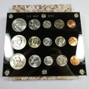 1953 P D S Complete US Mint BU UNC Uncirculated Silver 15 Coin Set #57765G - Picture 1 of 7