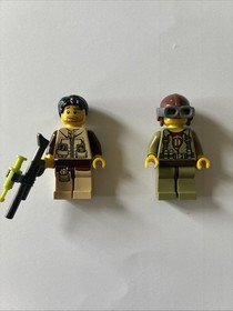 LEGO Dino: T-Rex Hunter - 5886 Lot Of 2 Rare Mini Figures