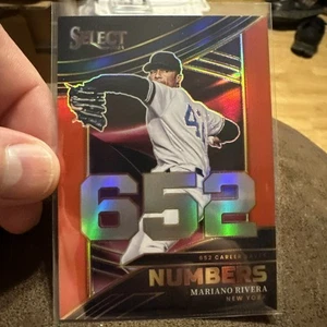 Mariano Rivera 2024 Panini Select Numbers Red Prizm /99 New York Yankees HOF - Picture 1 of 6