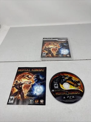 Mortal Kombat (Sony PlayStation 3 2011) PS3 Complete CIB W/ Manual Inserts Works - Image 1 of 4