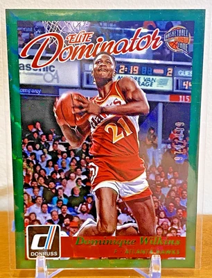 Dominique Wilkins 2015-16 Donruss Elite Dominator Inserto #/999, HAWKS Foto 1 de 2