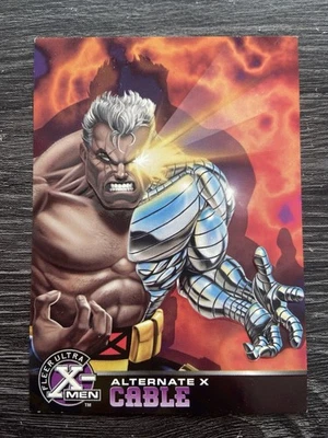 1995 Fleer Ultra X-Men Chromium Embossed Alternate X Cable 5 of 20 - Image 1 of 2