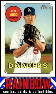 2018 Topps Heritage #263 Alex Wood - Image 1 of 2