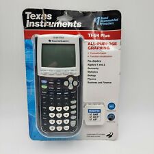 New ListingTexas Instruments Ti-84 Plus Graphing Calculator Black Math Algebra Statistics