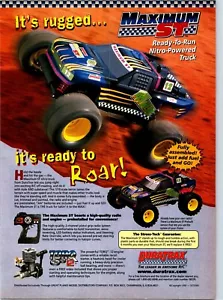Duratrax RTR Maximum ST RC Nitro 1/10 Print Ad Ephemera Wall Art Decor - Picture 1 of 1