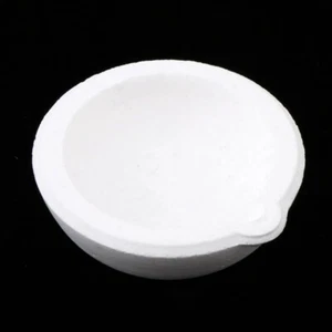 1pc Quartz Silica Melting Crucible Dishes Pot For Gold Silver Platinum Refining - Picture 1 of 14
