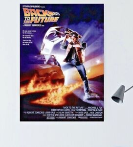 Back to Future Film 1980's Wall Art Box Framed Canvas or Poster Print Picture