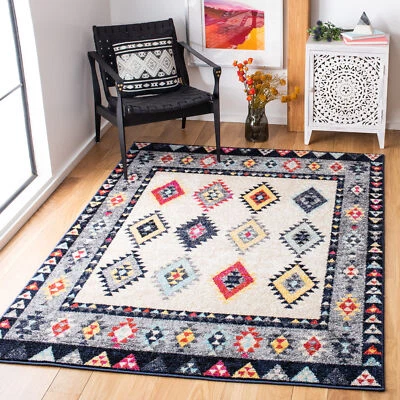 Safavieh Adirondack IVORY / GREY 5' 1" X 7' 6" Area Rug - ADR270A-5 - Image 1 of 4