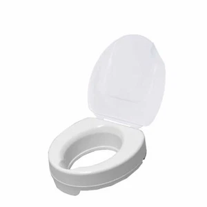 Toilettensitzerhöhung Ticco 2G 10cm mit Deckel WC Toilettenaufsatz 225kg - Bild 1 von 2