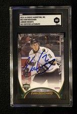 EVAN BOUCHARD SIGNED 2015/16 LONDON KNIGHTS CARD SGC AUTHENTICATED OILERS
