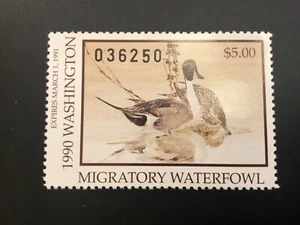 ICOLLECTZONE US 1990 #5 Washington Duck Stamp VF NH - Picture 1 of 1