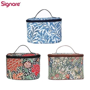 Bolsa organizadora de maquillaje cosmético con diseño William Morris - Imagen 1 de 14