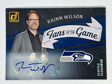 RAINN WILSON 2022 Panini Donruss FANS OF THE GAME AUTO FG-RW The Office/Seahawks
