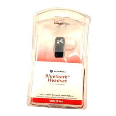 Fone de Ouvido Universal Motorola Bluetooth MBT12Z Verizon Wireless, Novo/selado - Imagem 1 de 2