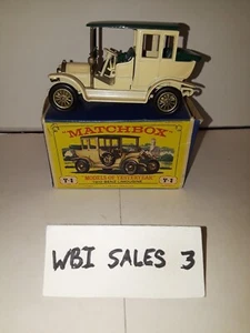 VTG Matchbox # Y-3 Models of Yesteryear 1910 Benz Limousine With Original Box - Picture 1 of 8